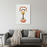 Abstract Shapes In Balance Unframed Print Wall Art