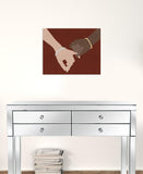 16" x 20" Pinky Swear Friendship Promise Canvas Unframed Wall Art