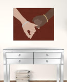 24" x 30" Pinky Swear Friendship Promise Canvas Unframed Wall Art
