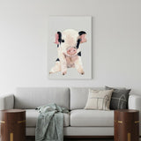 Cute Pink Piglet Unframed Print Wall Art