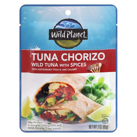 W P TUNA CHORIZO W/SPICE ( 24 X 3 OZ   )