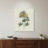 Singular Yellow Blossom Branch Unframed Print Wall Art