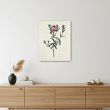 Singular Red Blossom Branch Unframed Print Wall Art