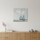 White Spring Flowers Unframed Print Wall Art