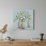 Bohemian Flowers In Ceramic Vases Unframed Print Wall Art