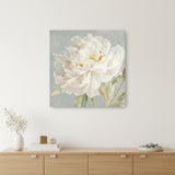 Angelic White Peony Flower Unframed Print Wall Art