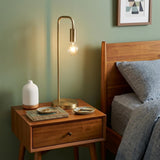 26" Brass Metal Table Lamp