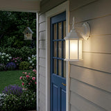 XL White Frosted Glass Swing Arm Wall Light