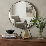 Narrow Metal Triangular Decorative Sculpture