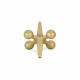 Petite Gold Jack Shaped Decorative Sculpture