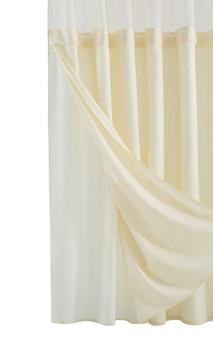 8' X 10' Gold And Ivory Geometric Washable Indoor Outdoor Area Rug