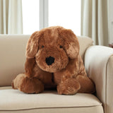 22" X 18" Brown Dog Throw Pillow
