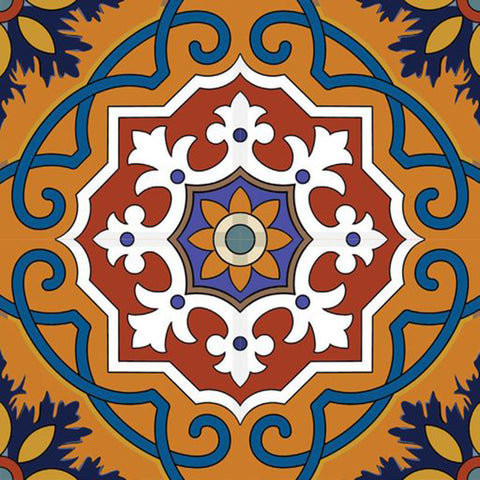 4" X 4" Mediterranean Mash Mosaic Peel and Stick Tiles