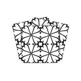 8" X 8" Black and White Clove Peel and Stick Removable Tiles