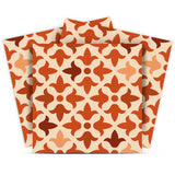 6" X 6" Terra Cotta Tango Peel and Stick Tiles