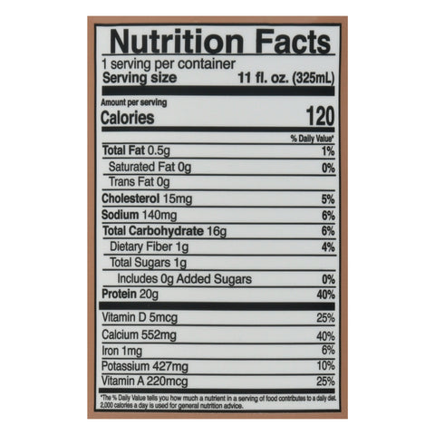 SM RTD XPRSO CHOC MLK LF ( 12 X 11 OZ   )