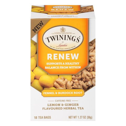 TWININGS FENNEL BURDOK   ( 6 X 18 CT   )