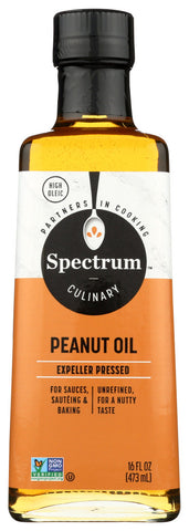 Spectrum Naturals Unrefined Peanut Oil (12x16 Oz)