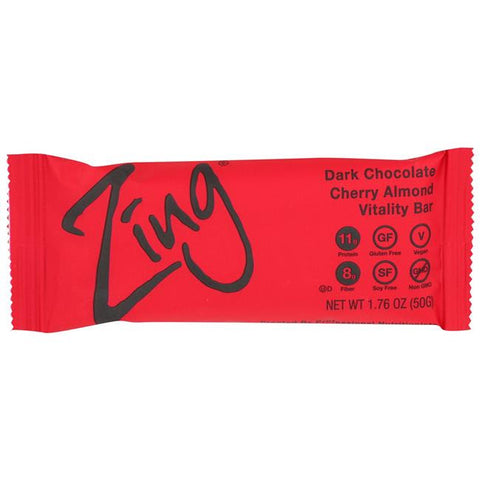 ZING DRK CHOC CHRY ALMD ( 12 X 1.76 OZ   )
