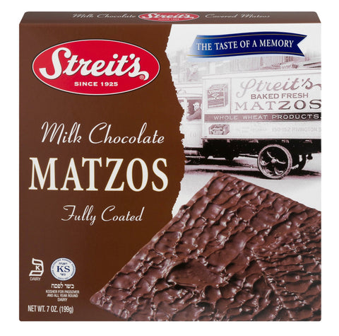 STREITS MILK CHOC MATZO ( 12 X 7 OZ   )