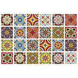 6" X 6" Mediterra Mosaic Peel and Stick Tiles