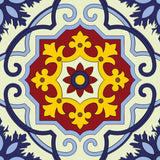 5" X 5" Blue And Yellow Mosaic Peel And Stick Removable Tiles