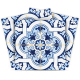 5" X 5" Blue Mia Peel And Stick Removable Tiles