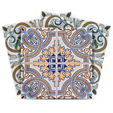 6" X 6" Muted Pastel Kyla Peel And Stick Tiles