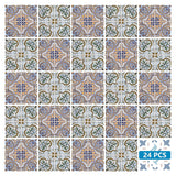 8" X 8" Muted Pastel Kyla Peel And Stick Tiles