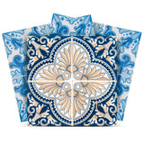 8" X 8" Blue Taupe Tobi Peel And Stick Tiles