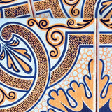5" X 5" Blue Taupe Nova Removable Peel and Stick Tiles