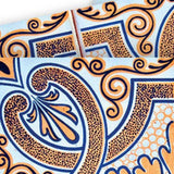 7" X 7" Blue Taupe Nova Removable Peel and Stick Tiles
