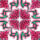 7" X 7" Rosa Pink Lea Removable Peel and Stick Tiles