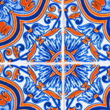 8" X 8" Blue Rust Zio Removable Peel and Stick Tiles