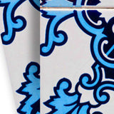 8" X 8" Blue Nelly Removable Peel and Stick Tiles