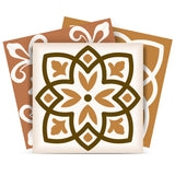 6" x 6" Snickerdoodle Mosaic Pop Peel and Stick Removable Tiles