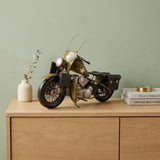 c1942 Green U.S. Army Motorcycle Sculpture