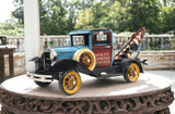 6" Blue And Black Metal Hand Painted Model Car