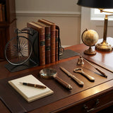 c1870 High Wheeler Bicycle Metal Decorative Bookends