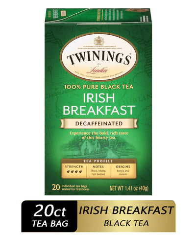 TWININGS DECF IRSH BRKFS ( 6 X 20 BAG  )