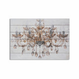 Luxurious Vintage Chandelier Unframed Graphic Wall Art