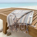 Multi Colored Striped Design Turkish Beach Blanket