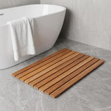 20" Premium Teak Shower Bath Mat