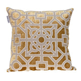 20" Brown And White Striped Cotton Throw Pillow Cover