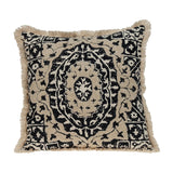 8' Beige And Tan Floral Medallion Runner Rug