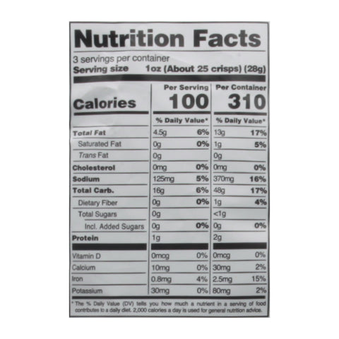SNKLN NACHO PLANT CRISPS ( 12 X 3 OZ   )