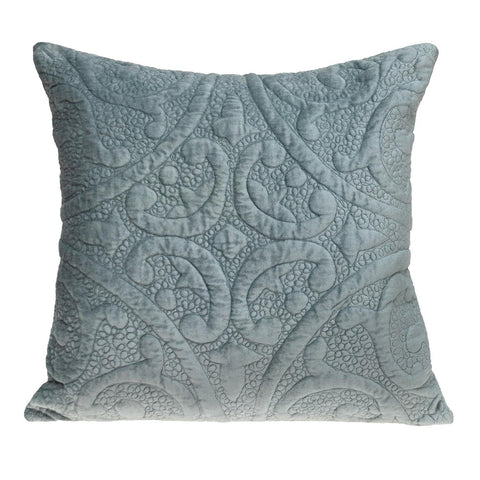 20" Seafoam Cotton Blend Throw Pillow