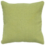 20" Green Cotton Throw Pillow