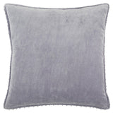 Soft Lilac Solid Pearl Beaded Edge Throw Pillow