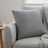 Indigo Ivory Scaled Diamond Pattern Throw Pillow